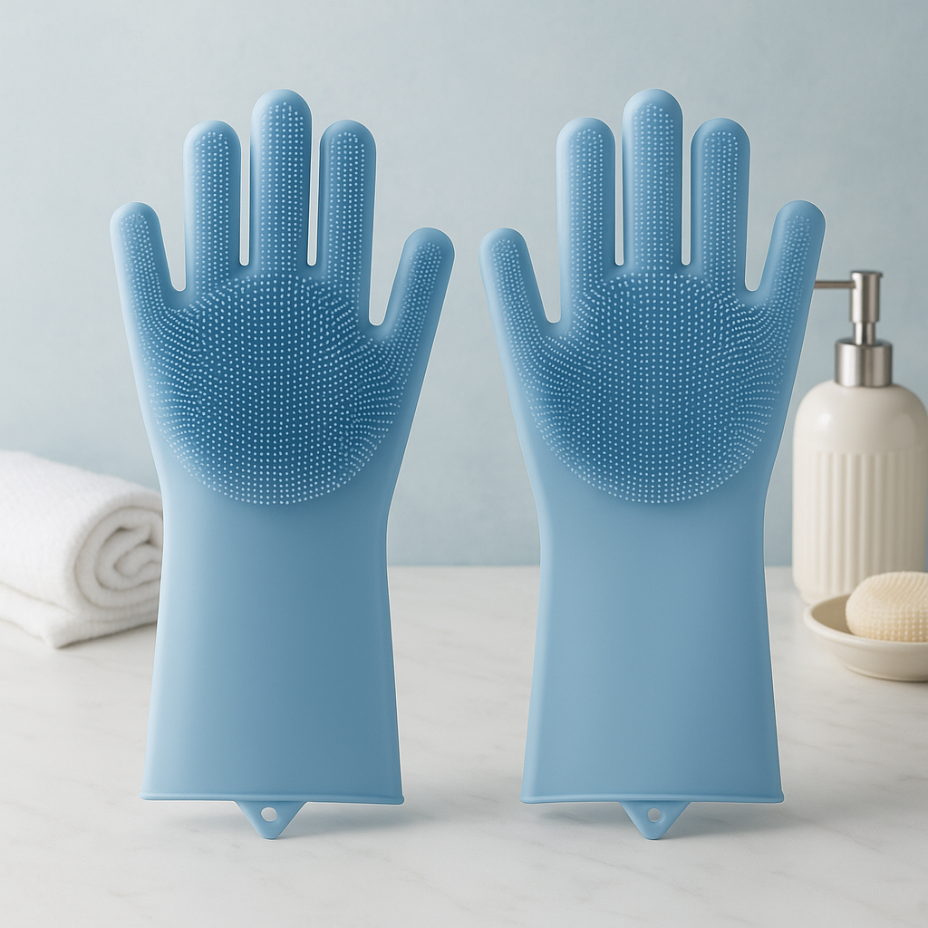 Magic Silicone Dishwashing Gloves